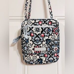 VERA BRADLEY Mini Hipster Crossbody Bag LISBON MEDALLION Purse Adjustable Straps
